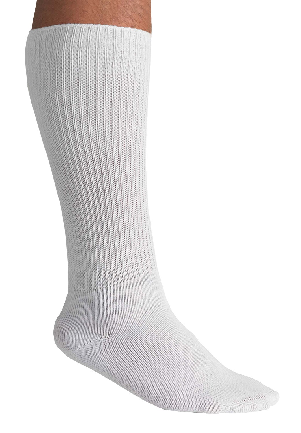 calf high white socks