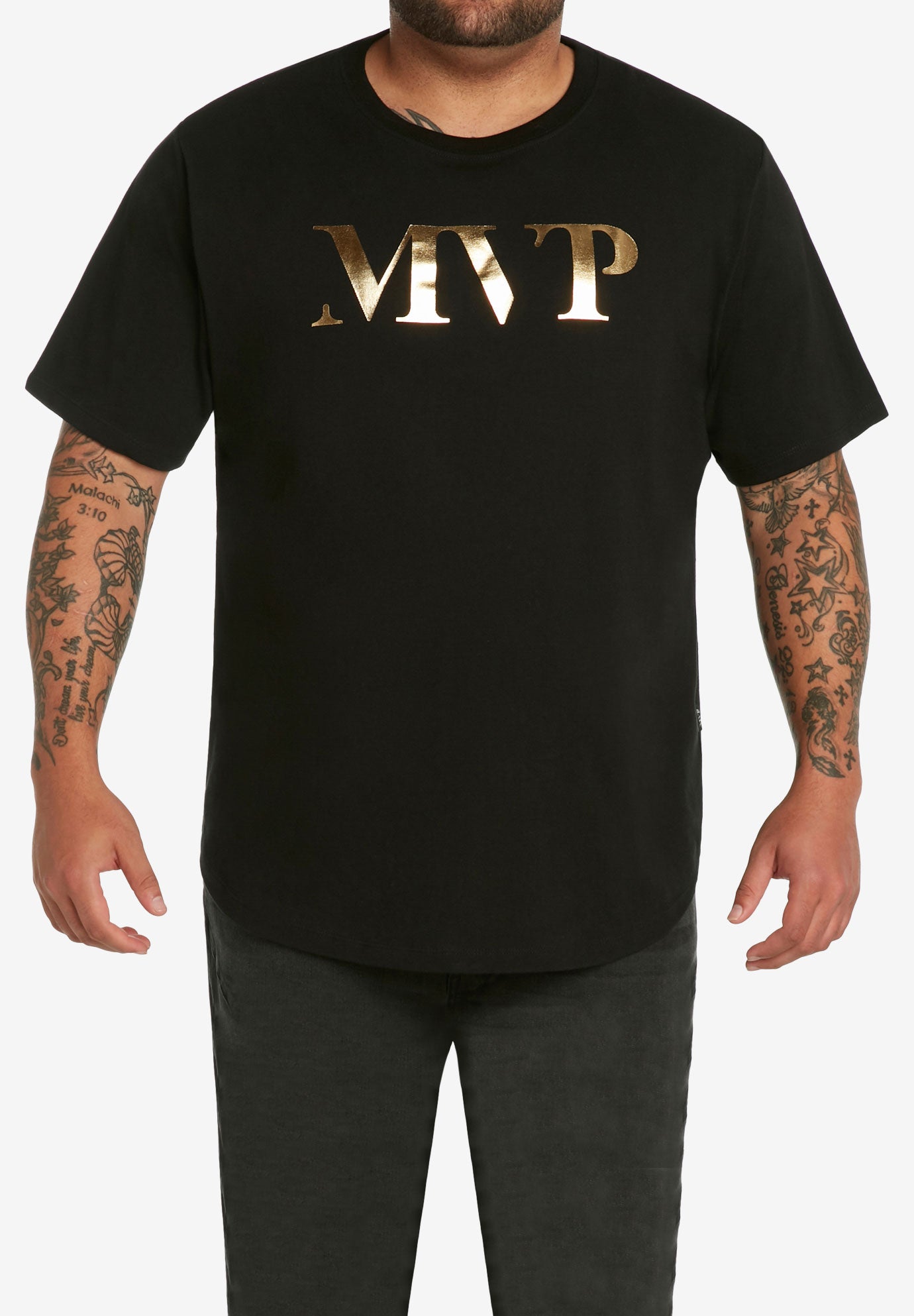 Mvp Collections Curved Hem Tee Big And Tall Crewneck Tees King