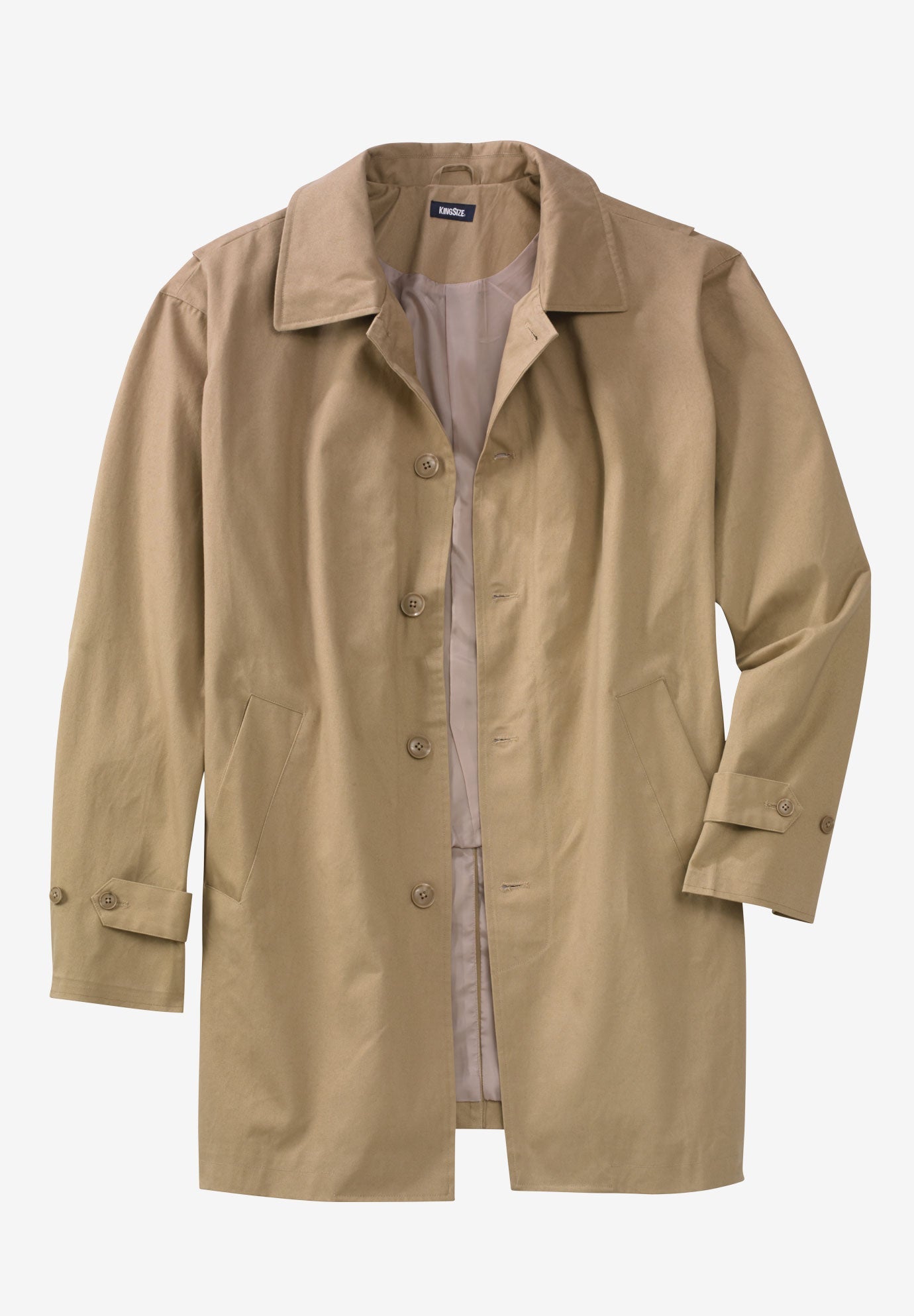 WaterResistant Trench Coat King Size