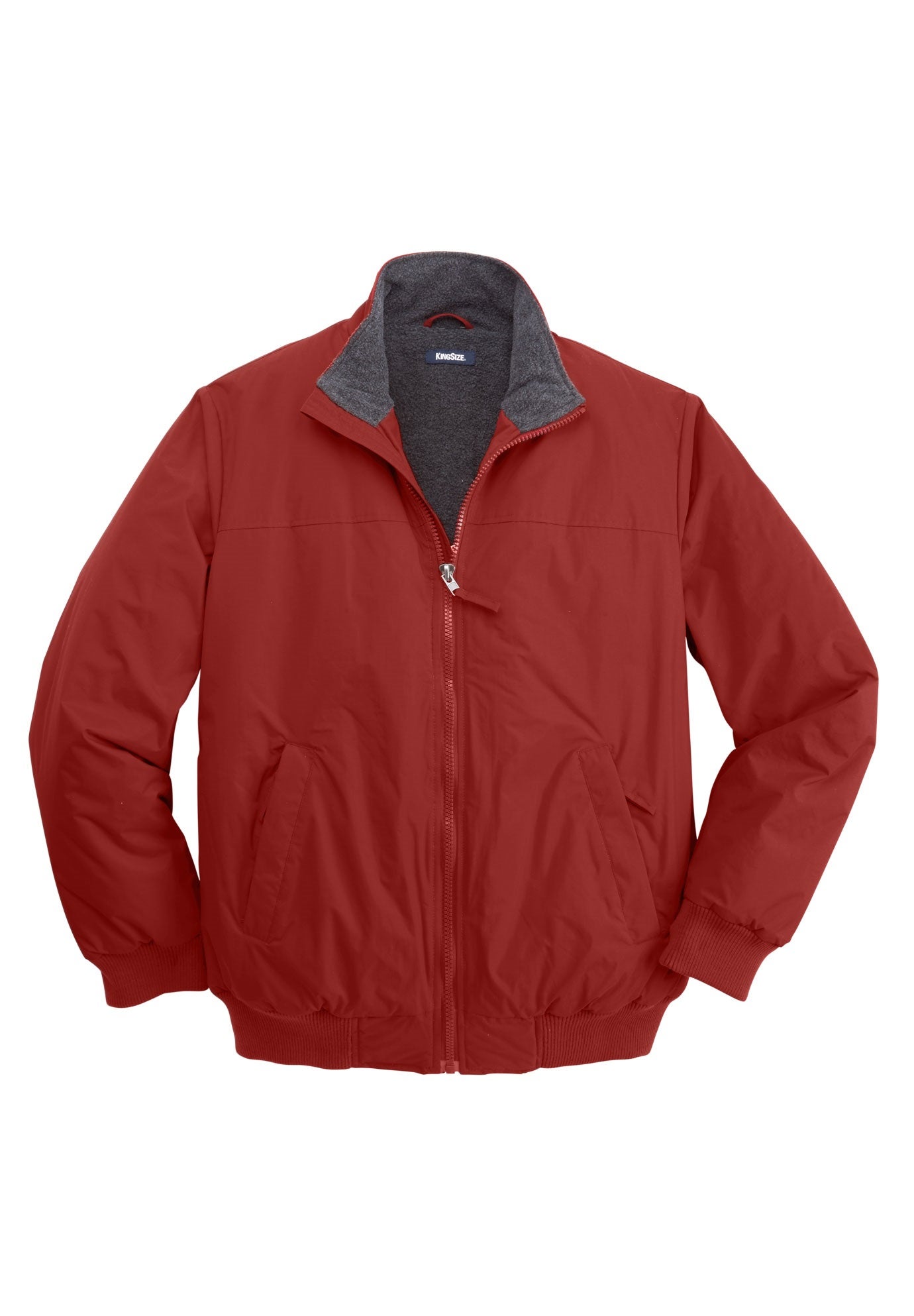 FleeceLined Bomber Jacket Big and Tall Outerwear King Size