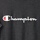 Script Logo Tee by Champion&reg;, CHARCOAL, swatch
