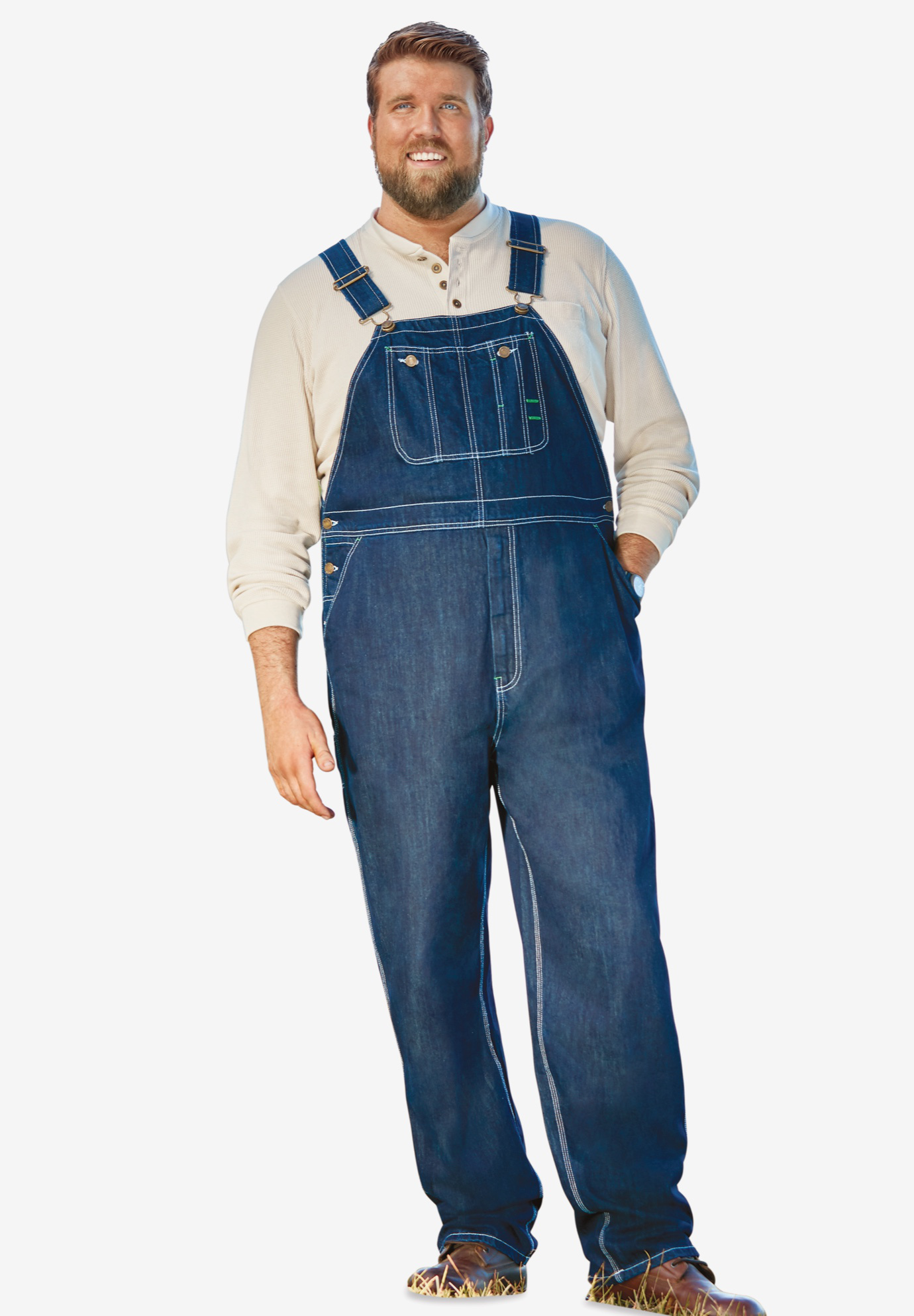 Boulder Creek® Denim Overalls| Big and Tall All Jeans | King Size