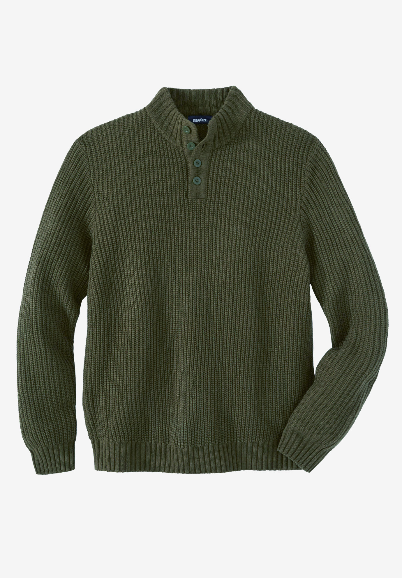 Henley Shaker Sweater | King Size
