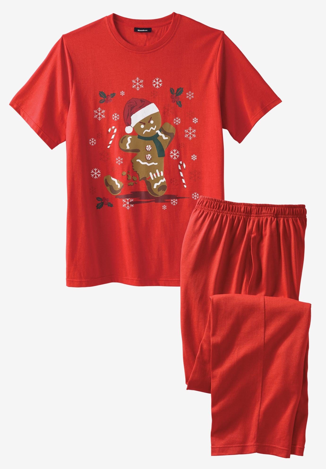 Holiday Pajama Set Plus Size Pajamas King Size