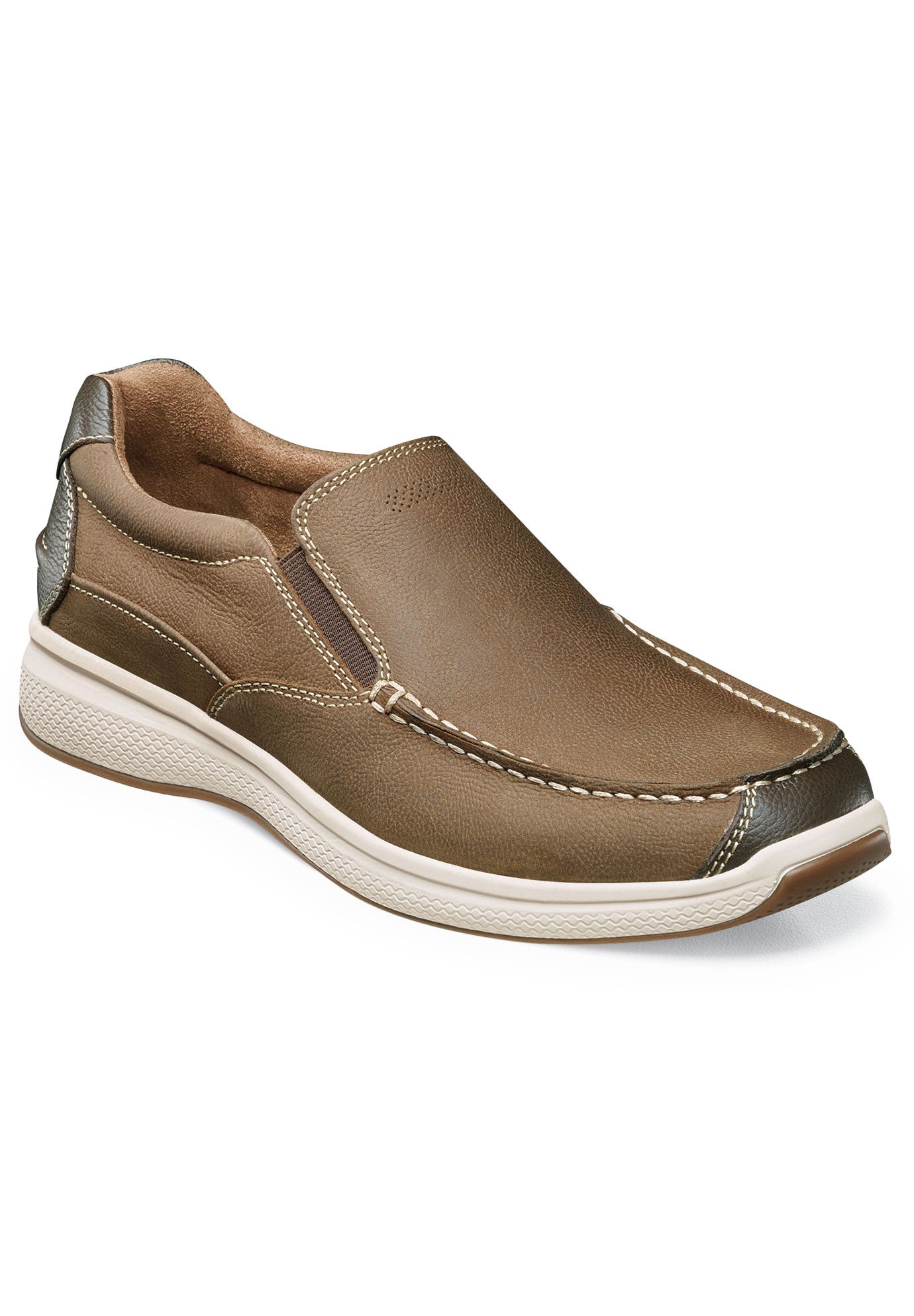 florsheim great lakes moc toe slip on