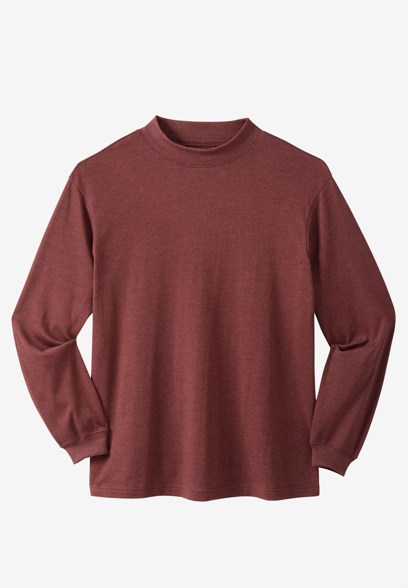 mock turtleneck tee shirt