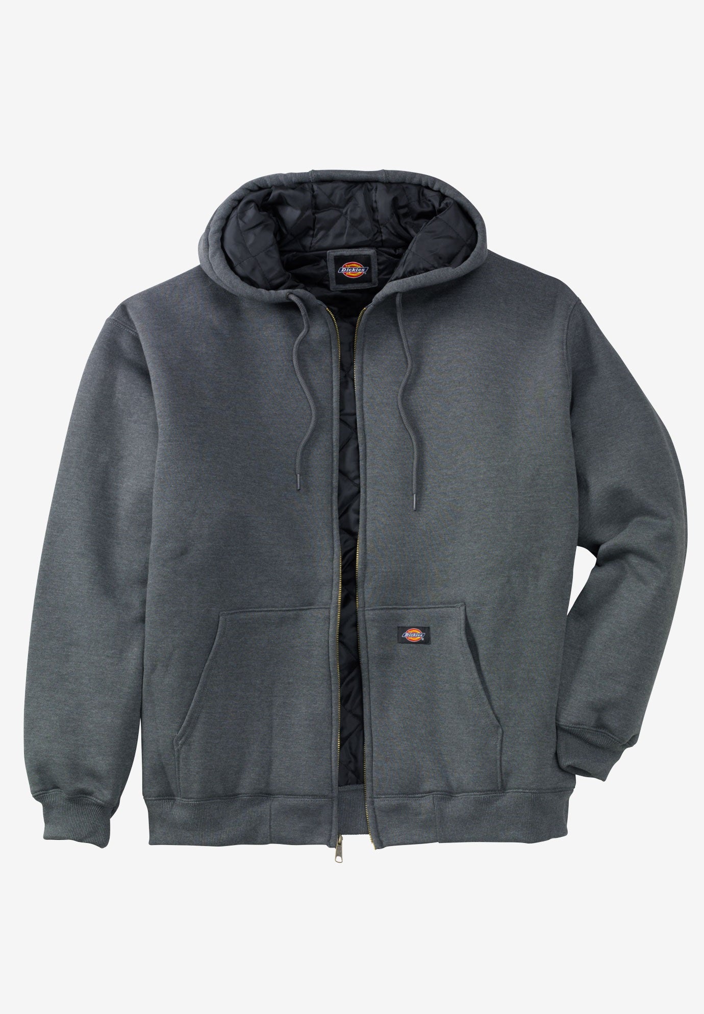 Heavyweight Quilted Fleece Hoodie by Dickies®| Big and Tall Hoodies ...