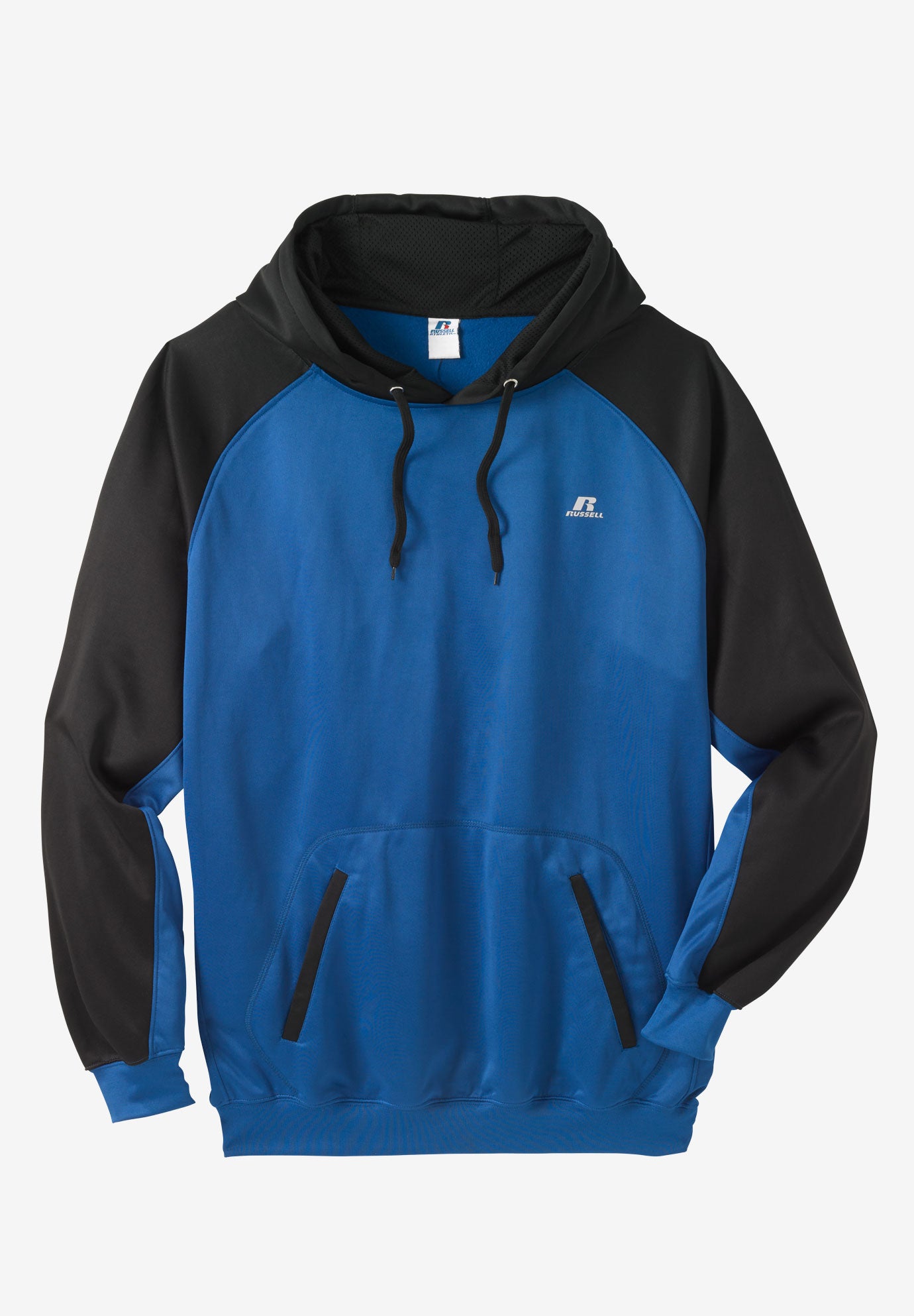 Poly Fleece Raglan Pullover Hoodie by Russell Athletic® Big and Tall