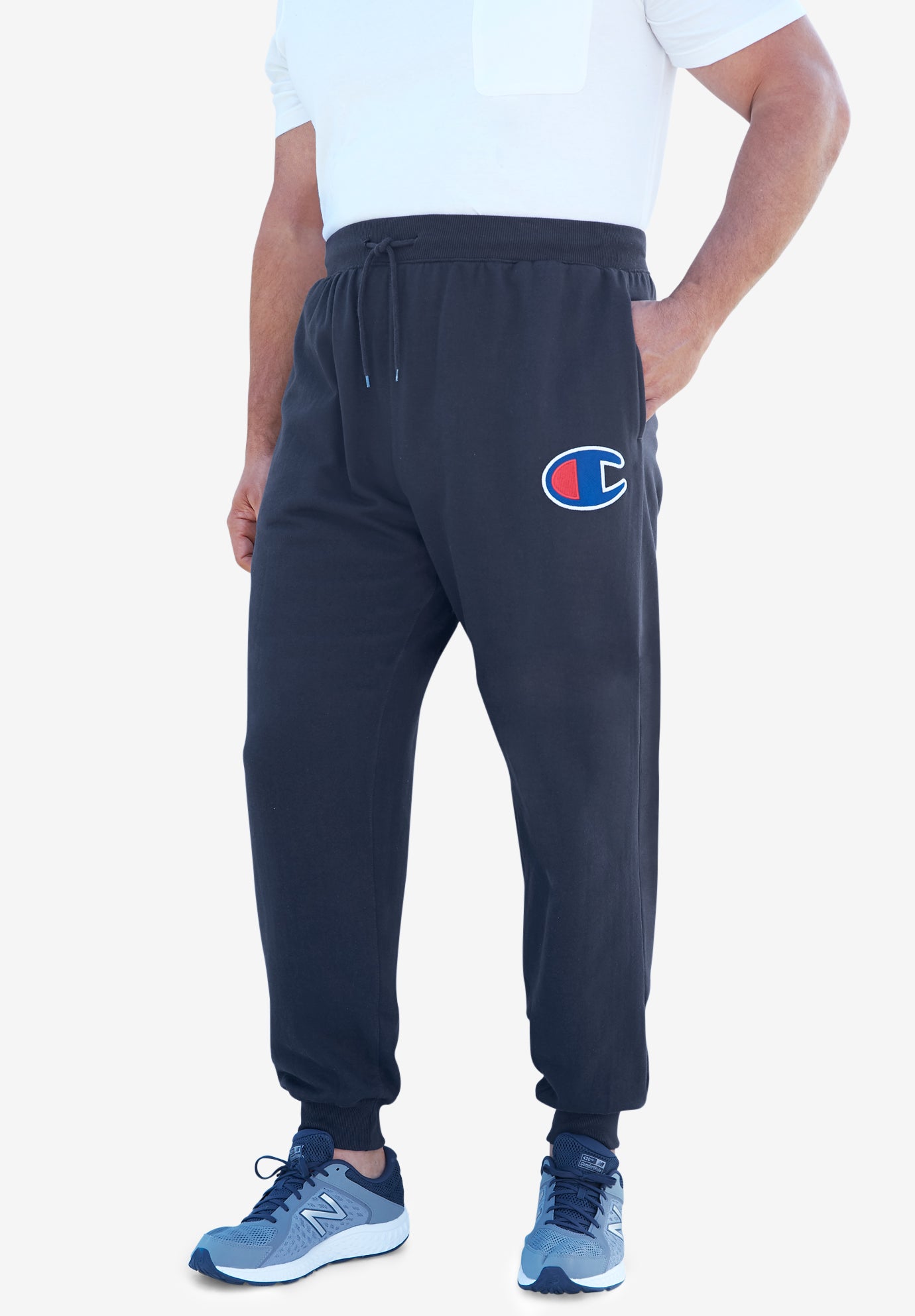 champion open leg fleece pants