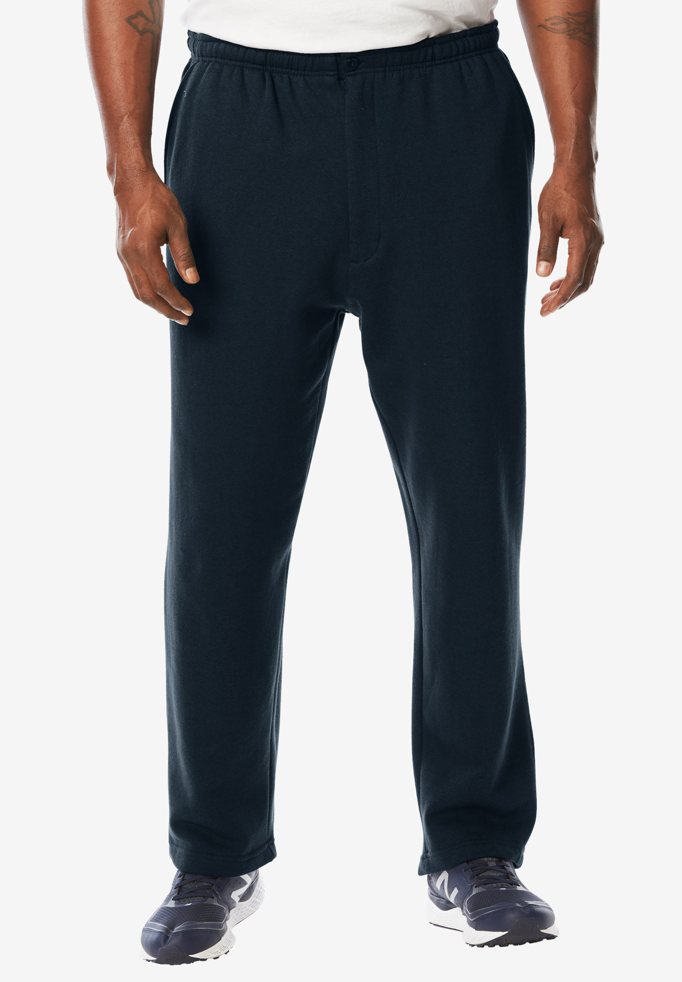 Fleece Zip Fly Pants| Big and Tall All Pants | King Size