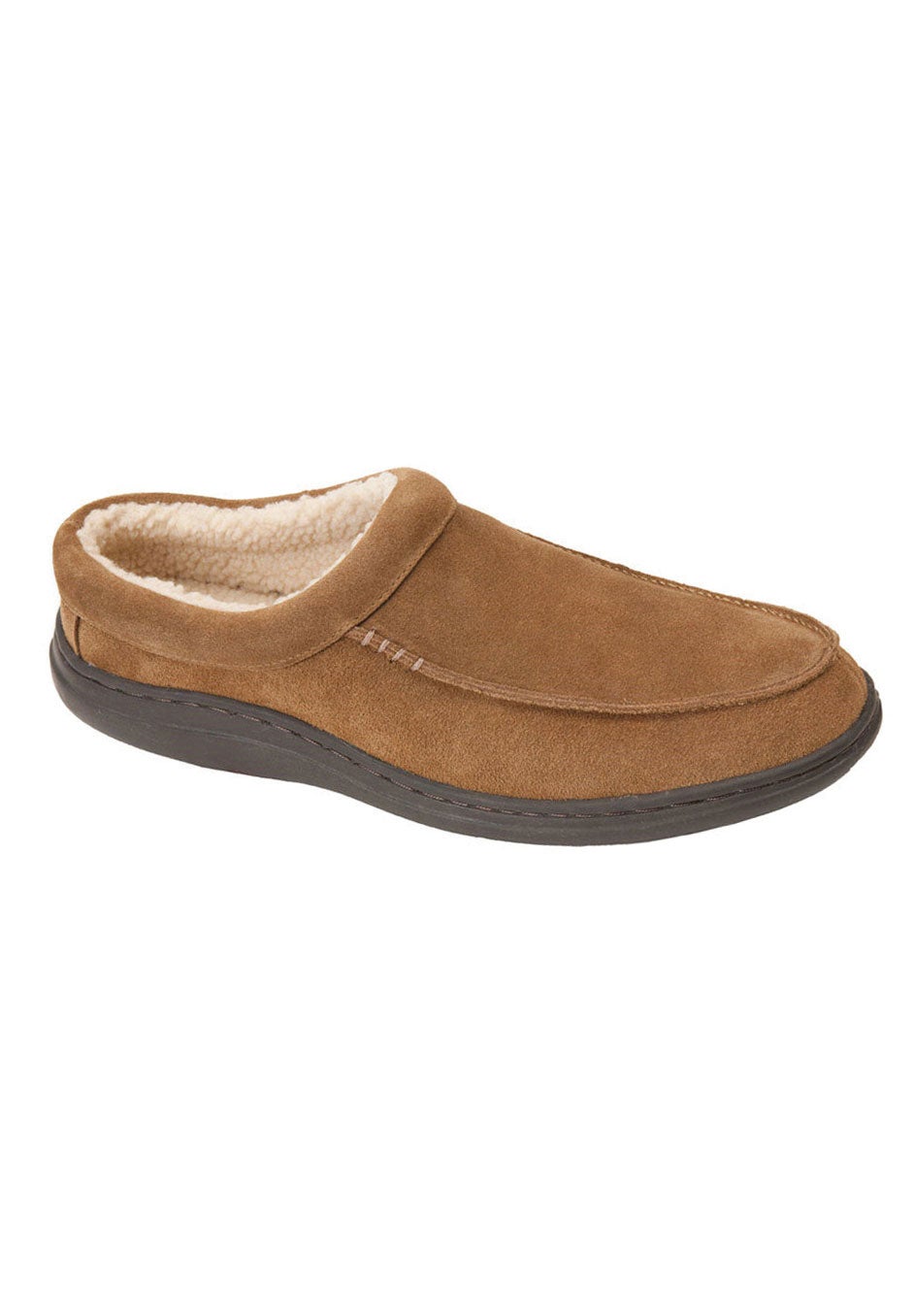 suede clog slippers