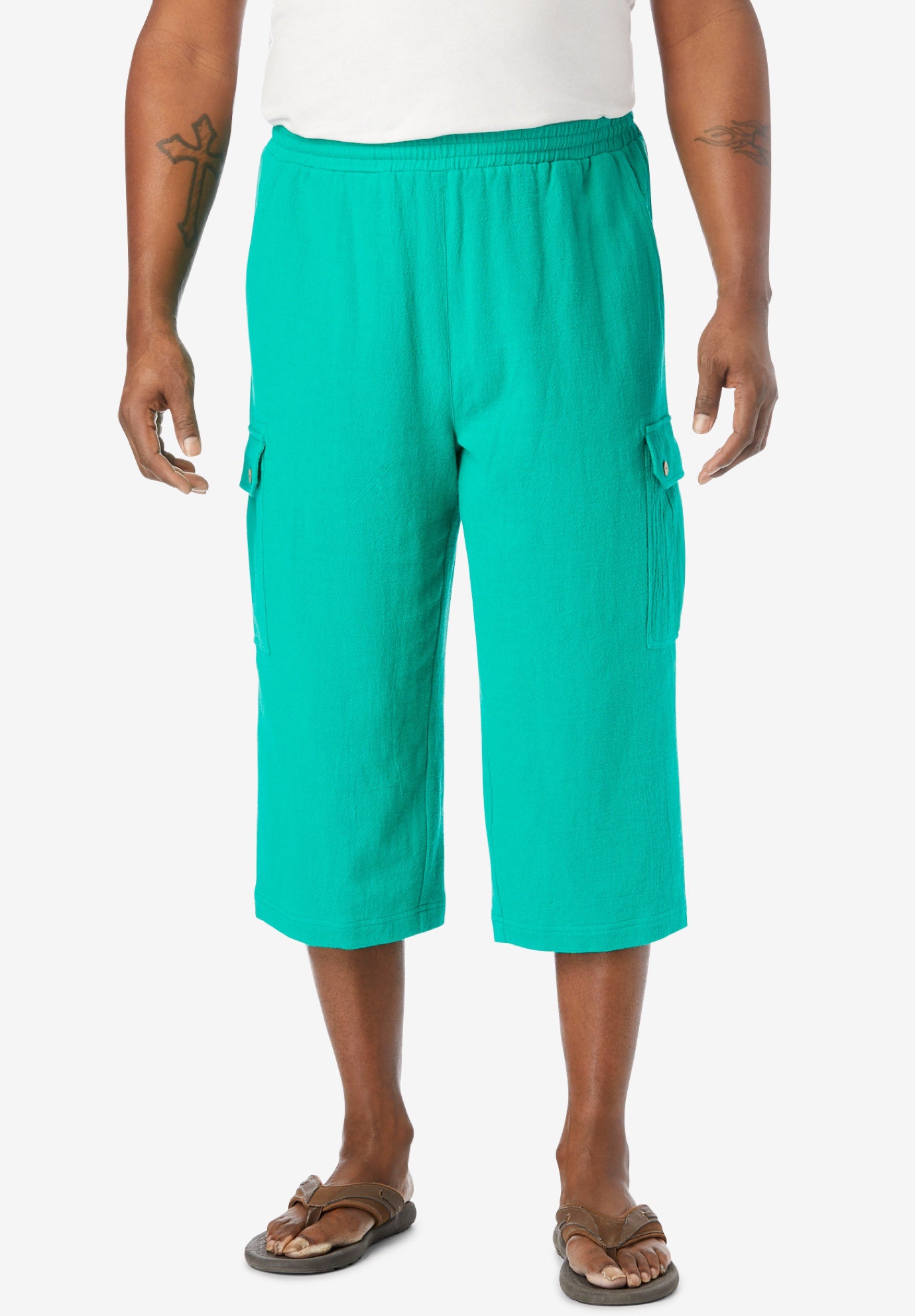 Gauze Cargo Judo Shorts, 