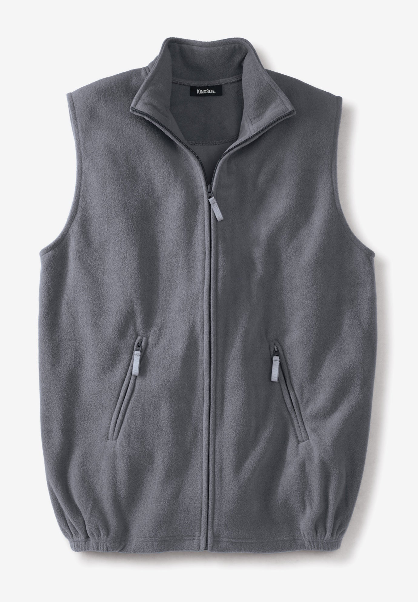 Fleece Zip Vest Big and Tall Vests King Size