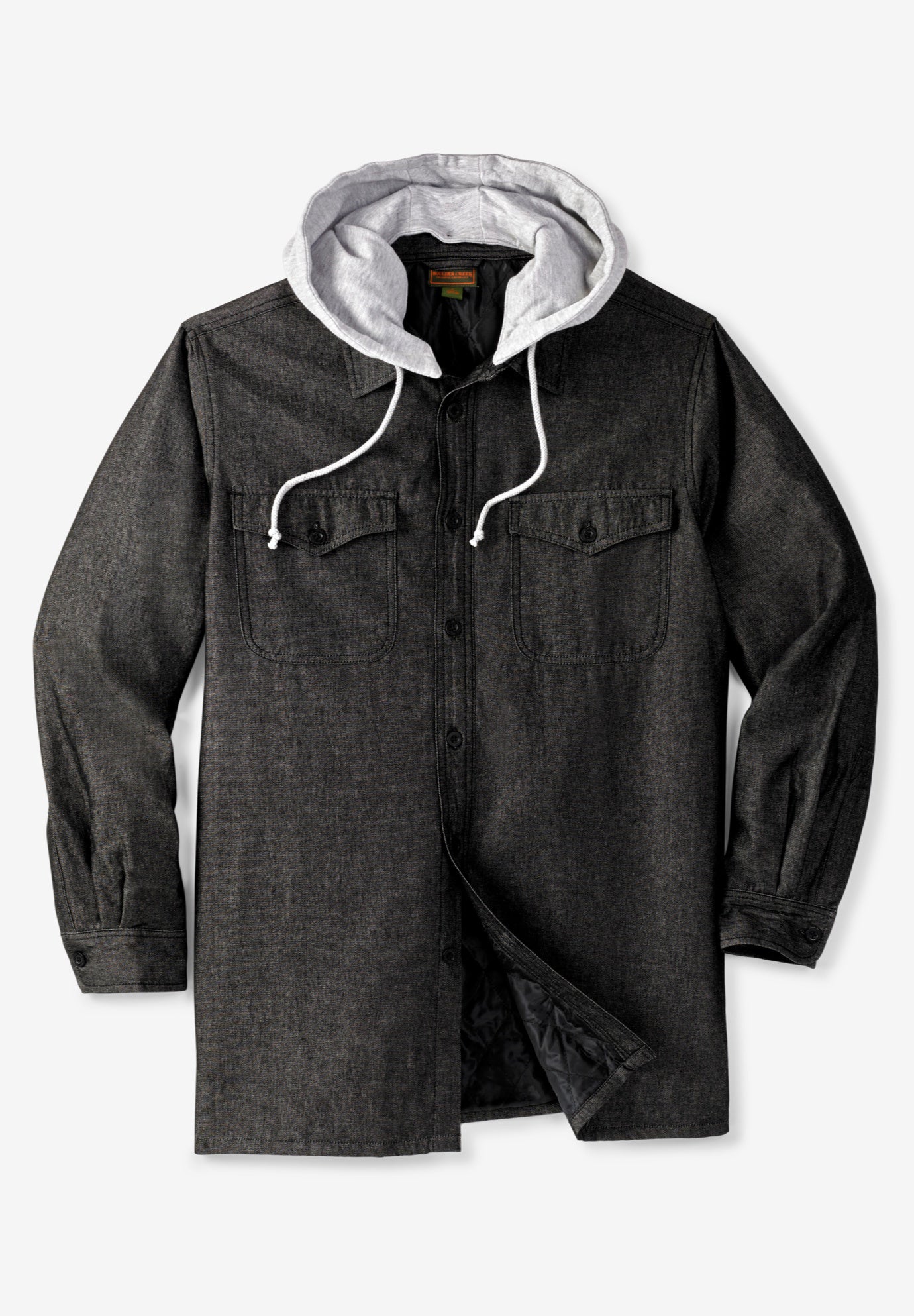Boulder Creek Removable Hood Shirt Jacket King Size