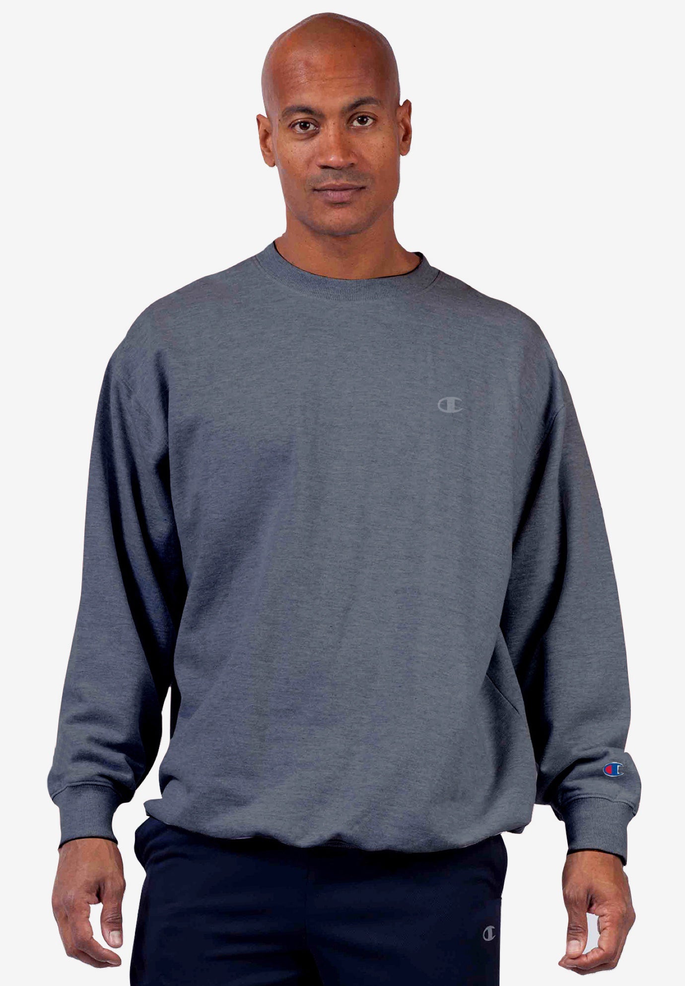 fleece crewneck sweatshirt