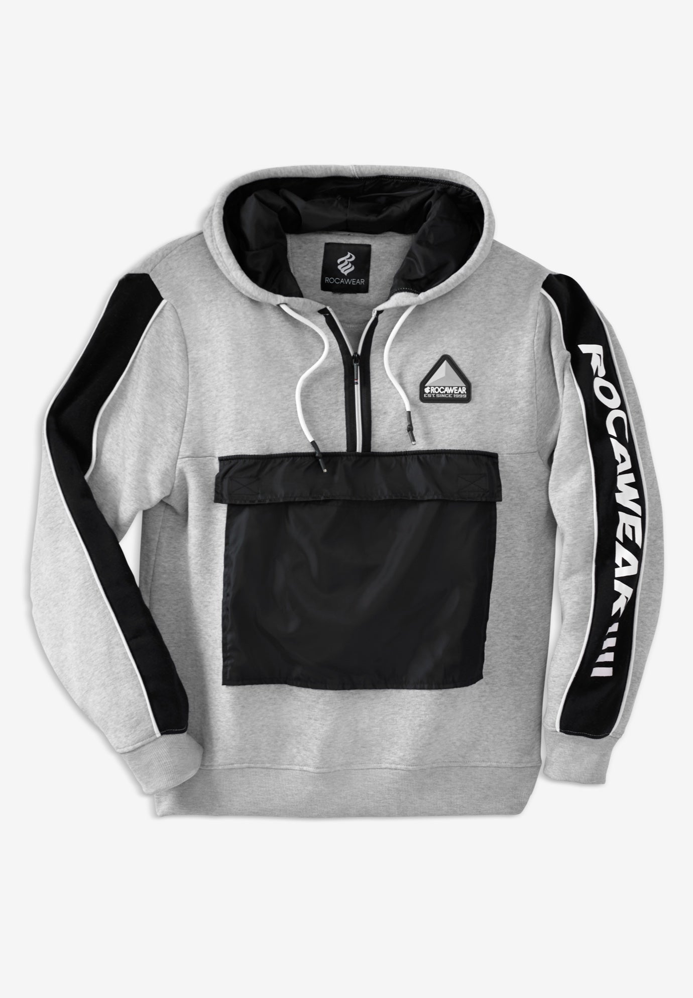 Rocawear Zip Pocket Pullover Hoodie King Size