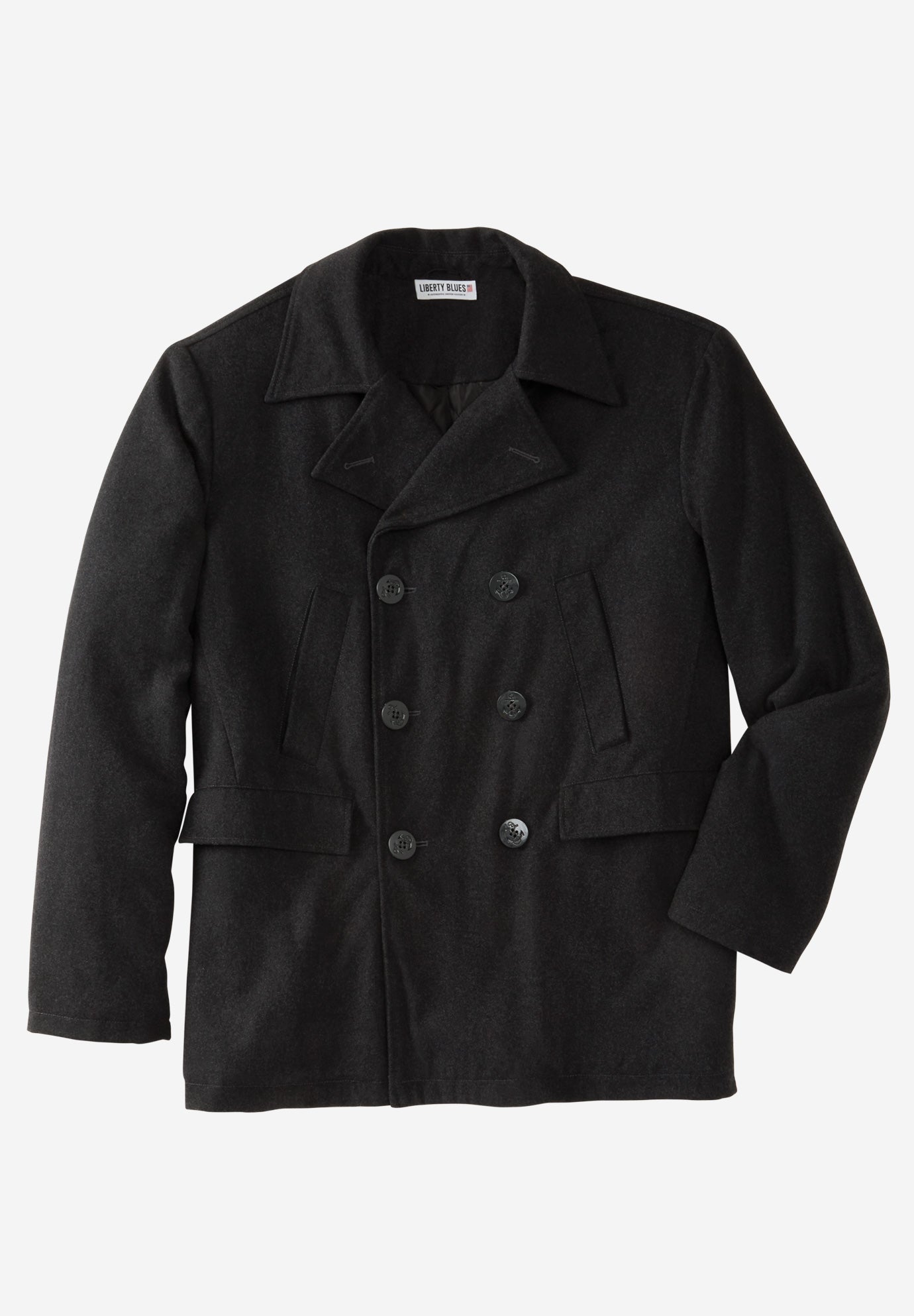 big and tall pea coat