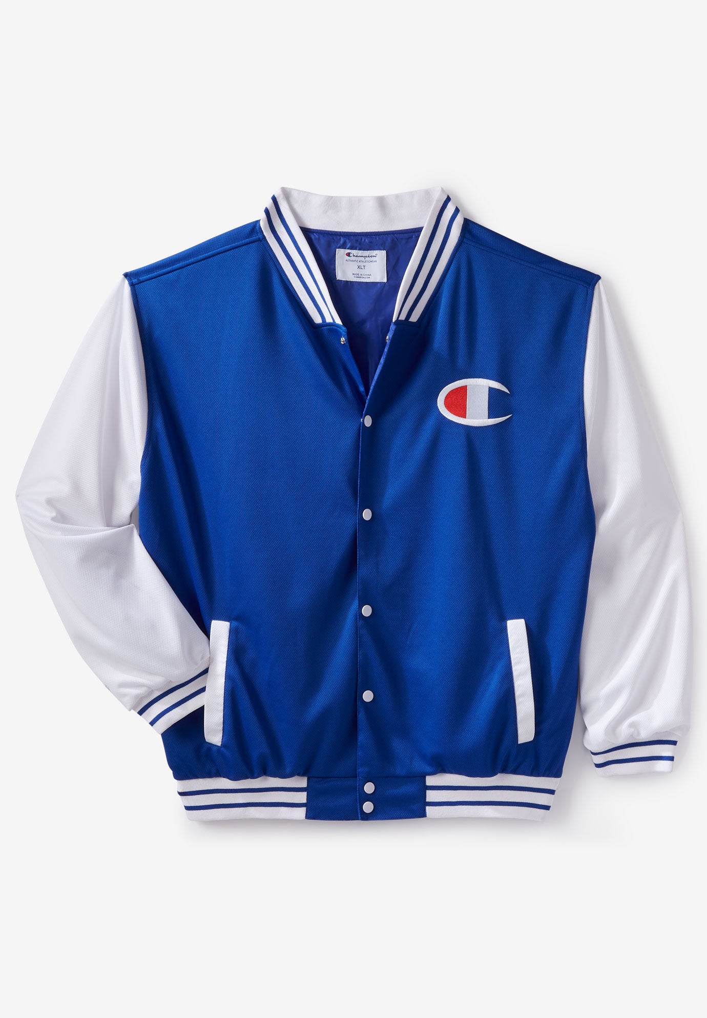 champion 1919 hooded letterman jacket