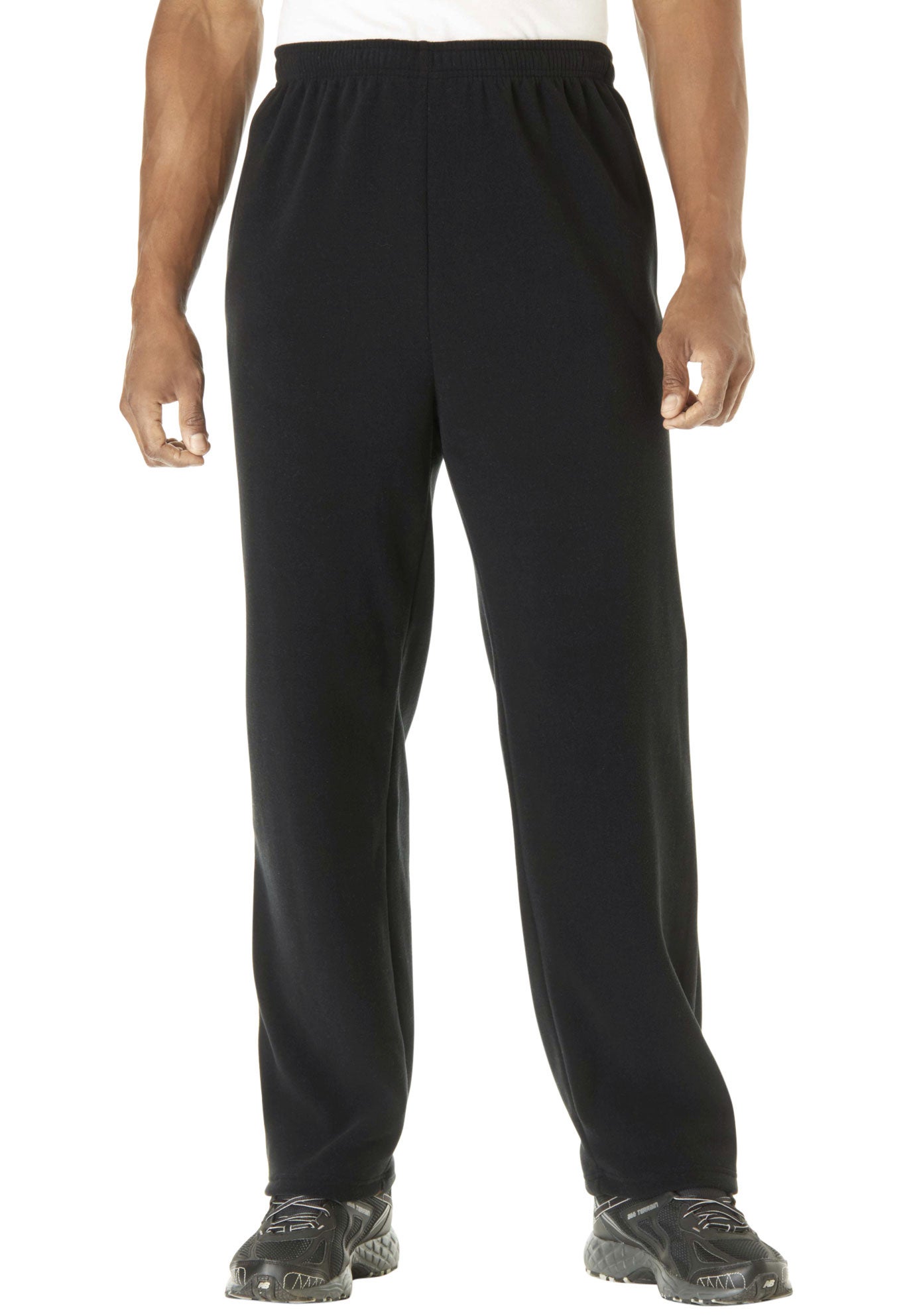 plush fleece lined tuxedo track pants