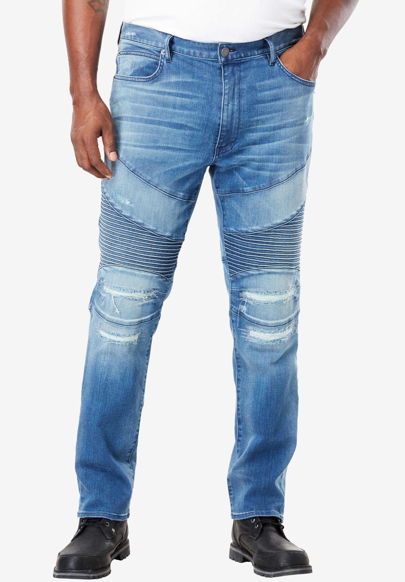 denim biker jeans by mvp collections big and all jeans size chart
