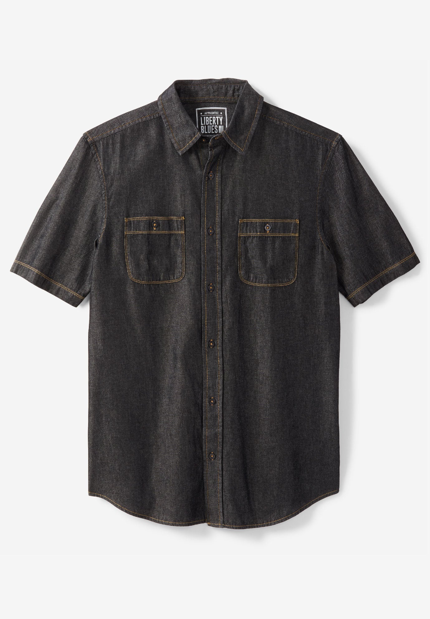 ShortSleeve Utility Shirt by Liberty Blues® King Size