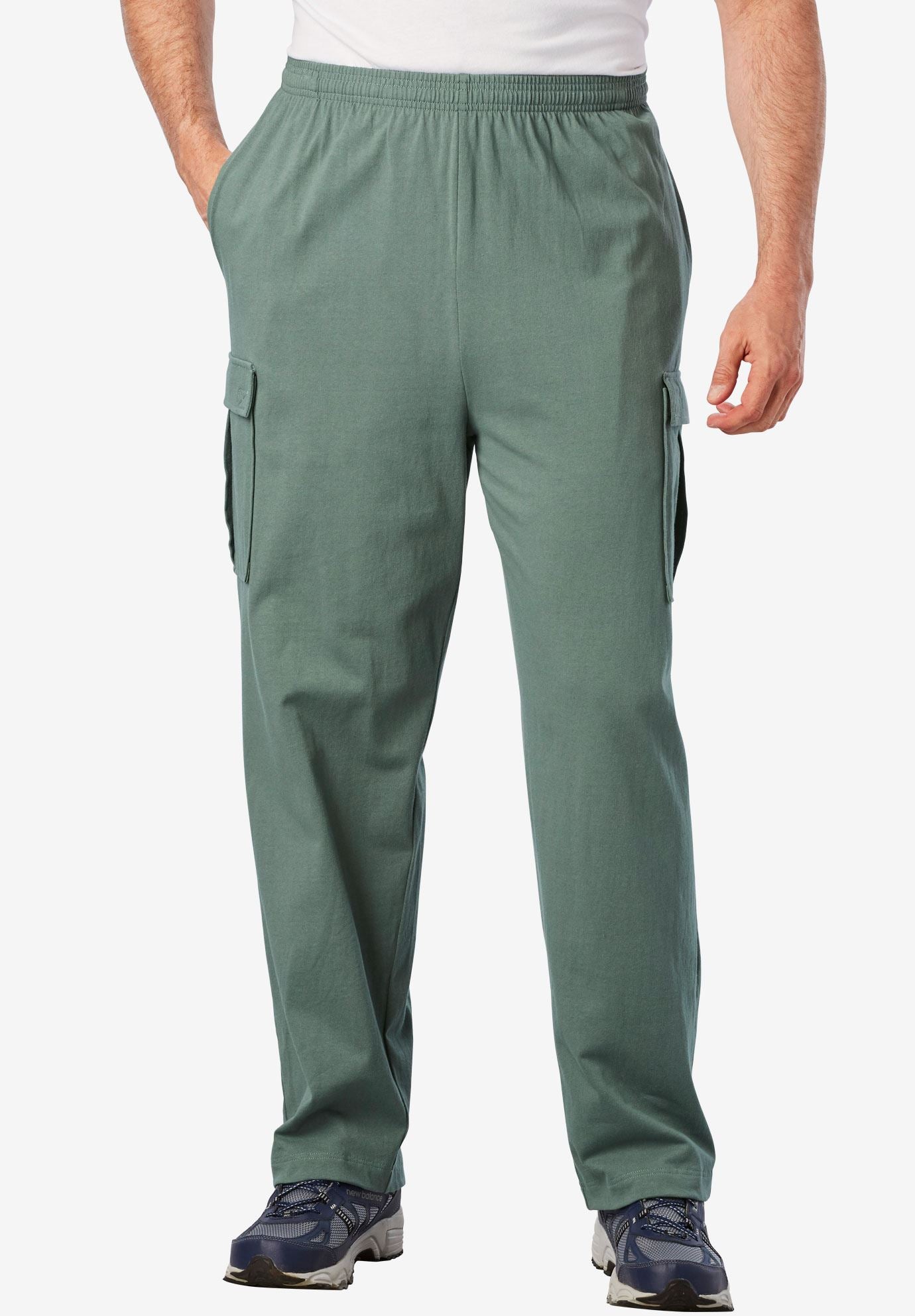 light blue cargo sweatpants