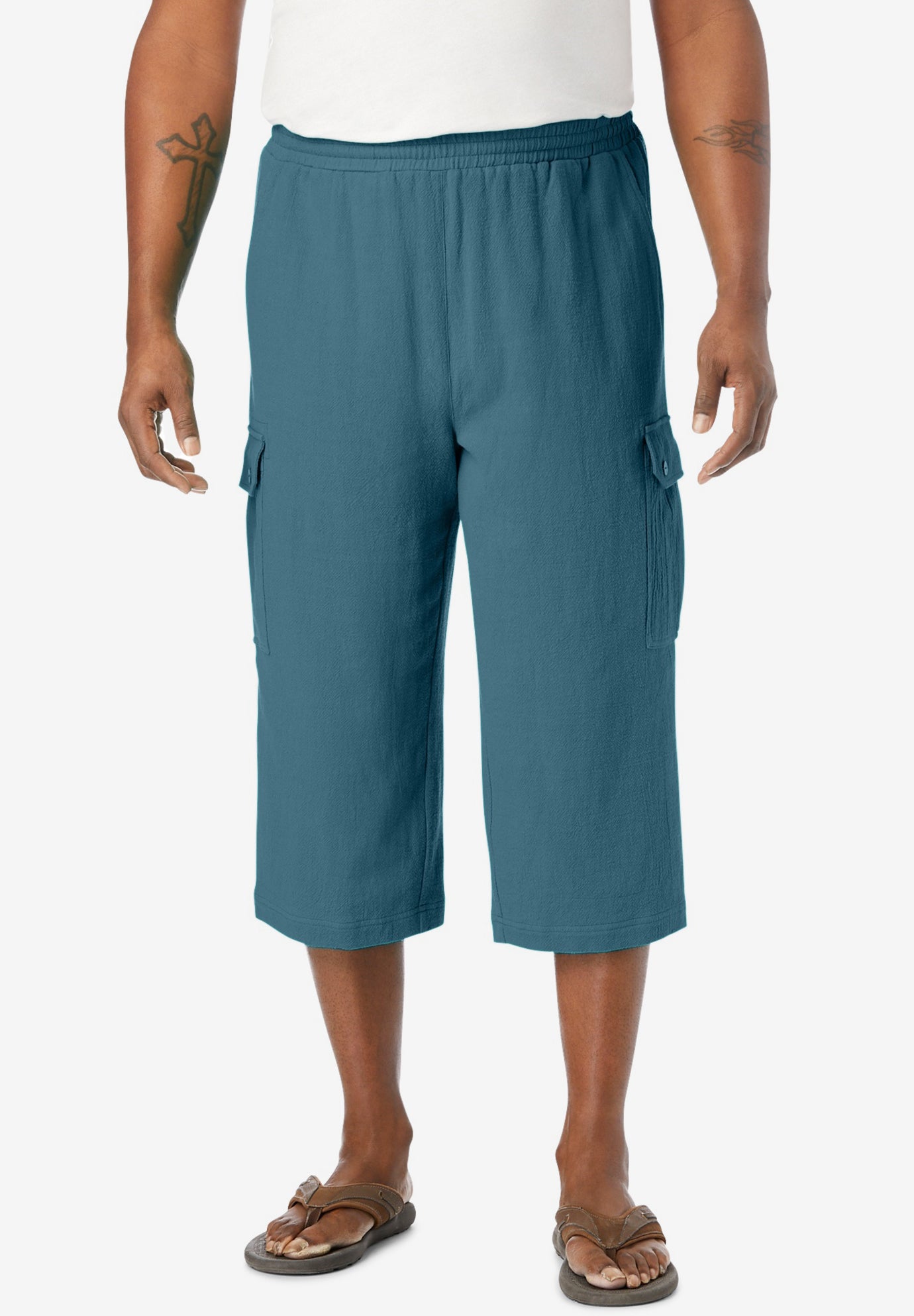 KingSize Men's Big & Tall Fleece Judo Shorts KingSize Men's Big & Tall Fleece Judo Shorts