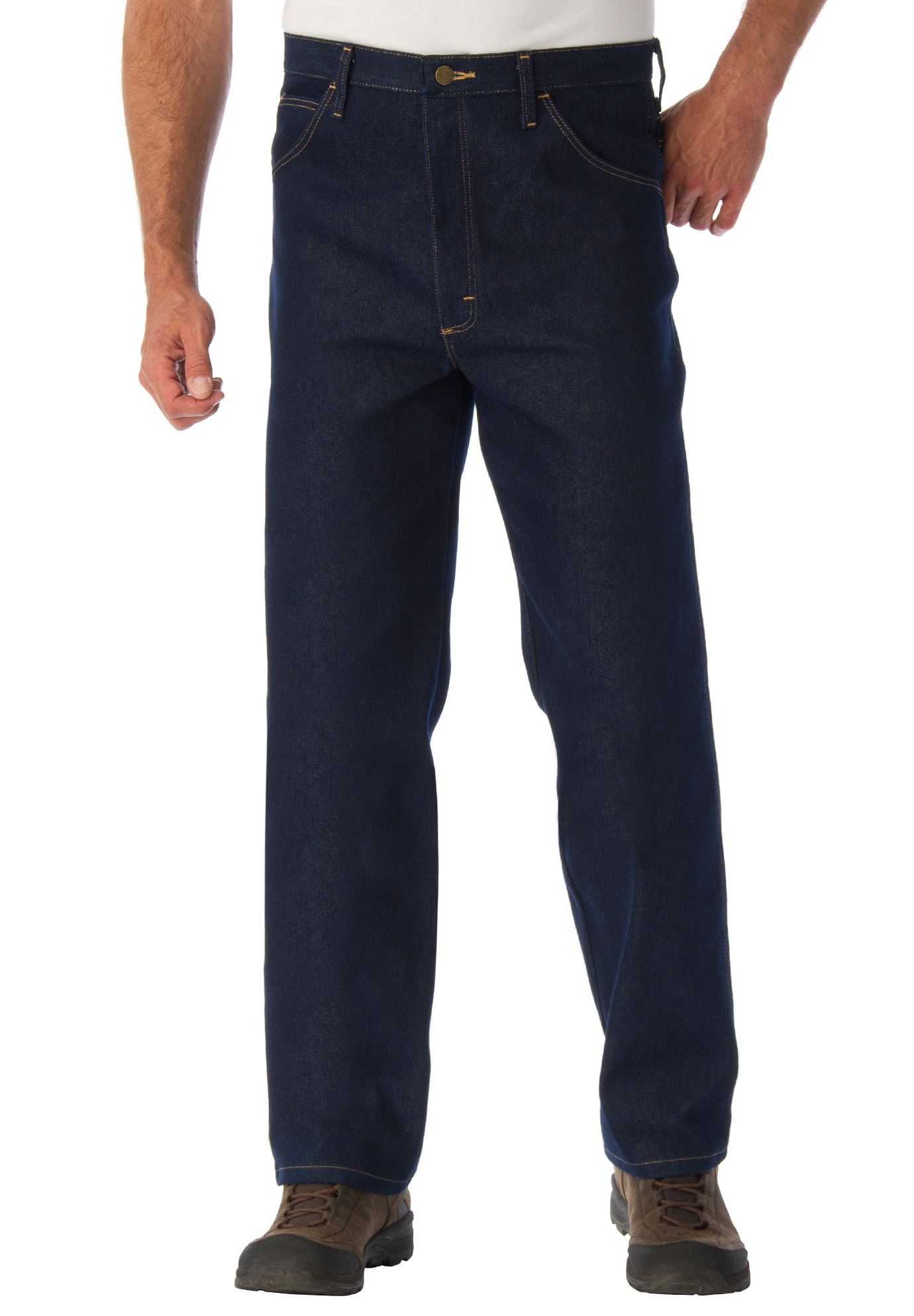 Wrangler® Relaxed Fit Stretch Jeans, PREWASHED