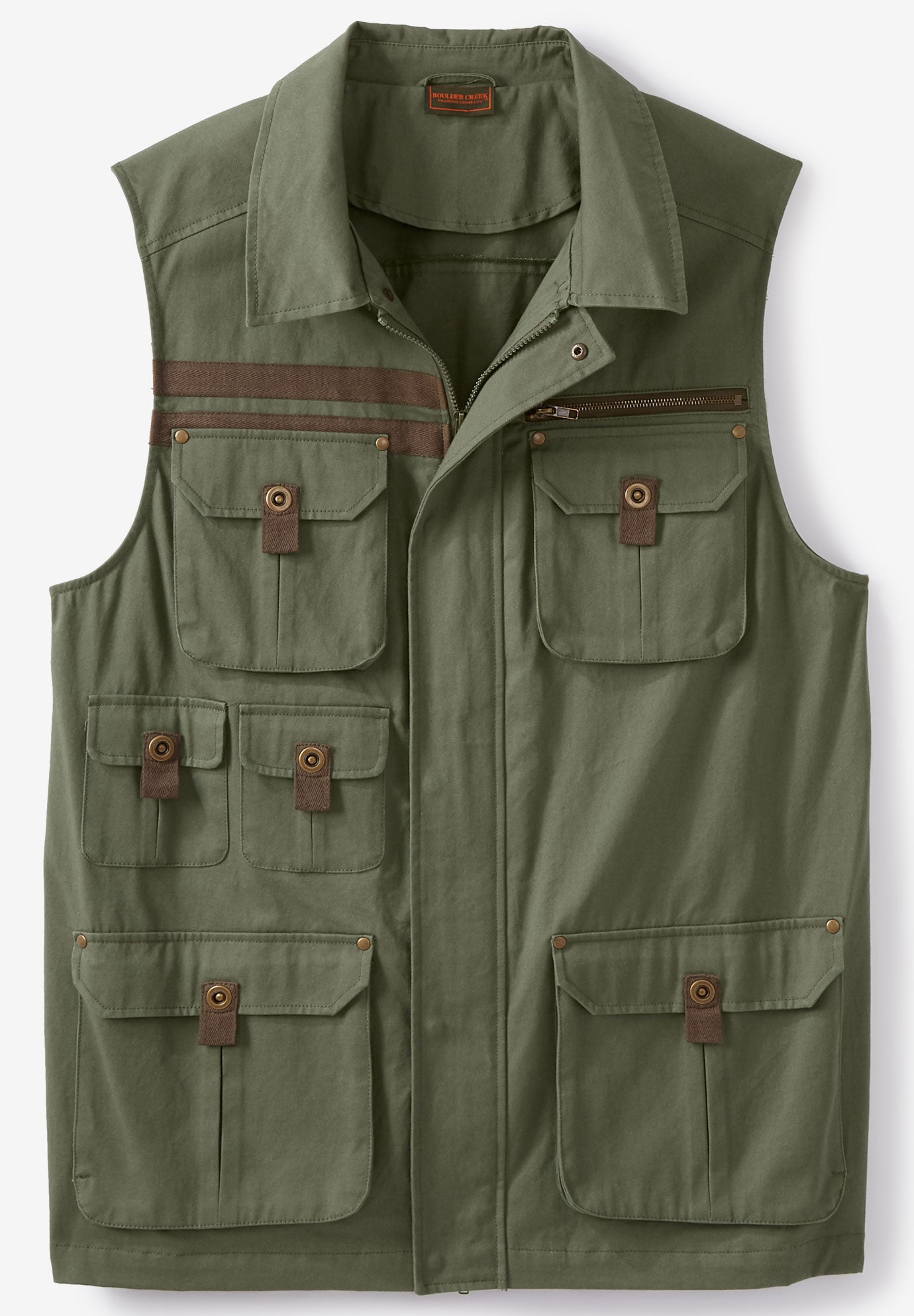 Multipocket Vest by Boulder Creek® Big and TallVests King Size