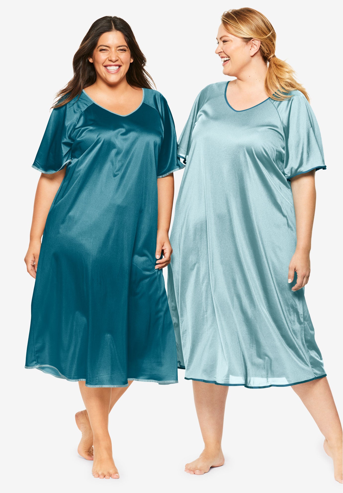 silky gown