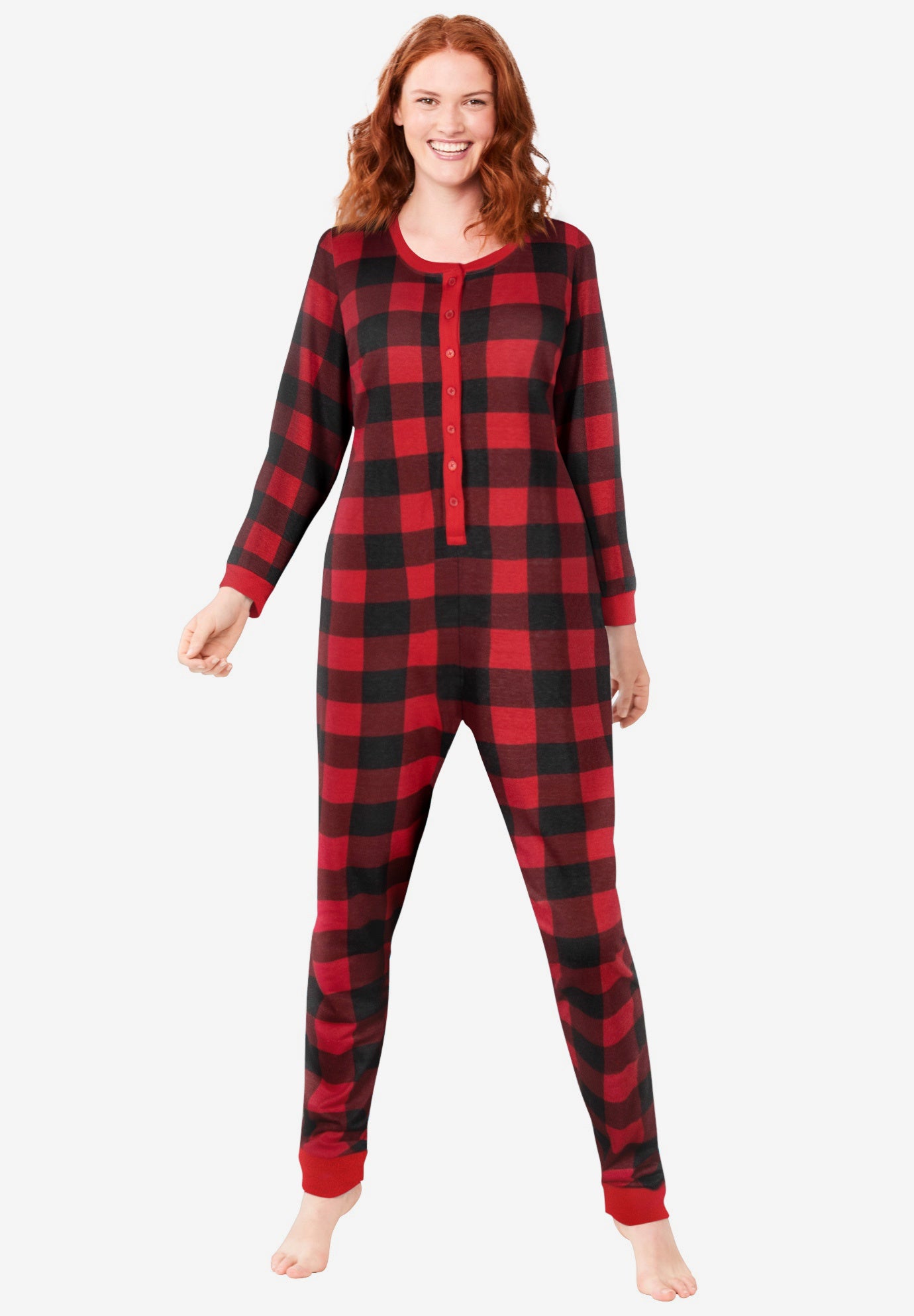 Holiday Print Onesie Pajama King Size