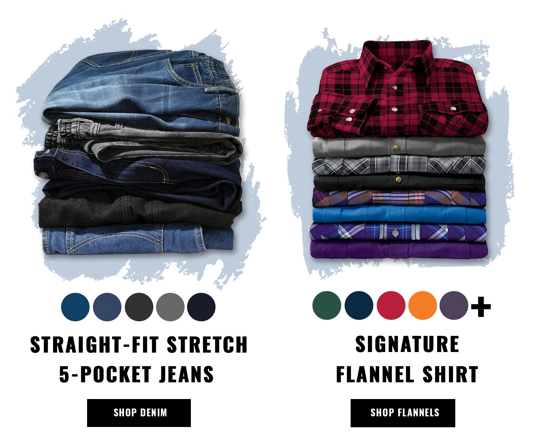 straight-fit stretch 5-pocket jeans - shop denim