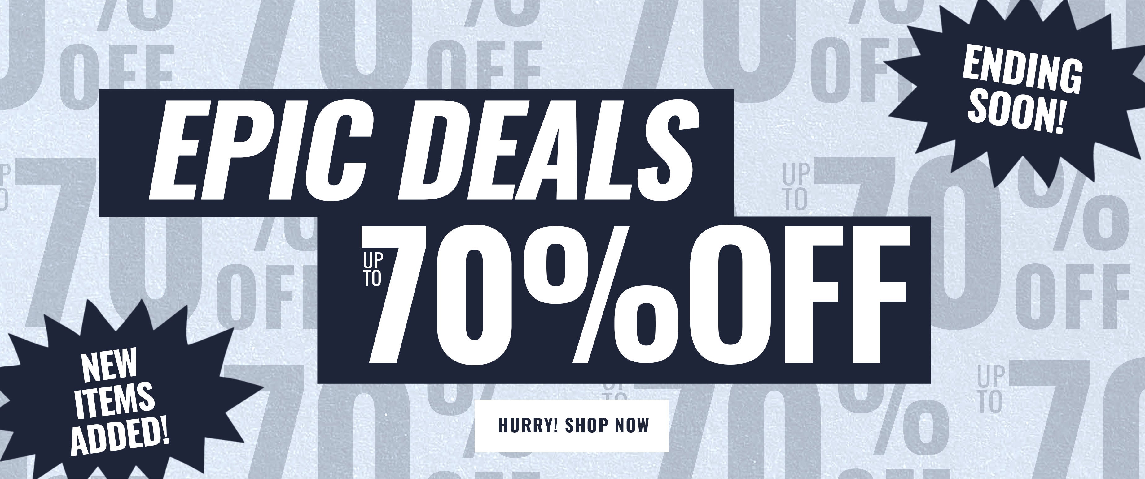 epic deals up to 70% off - shop now
