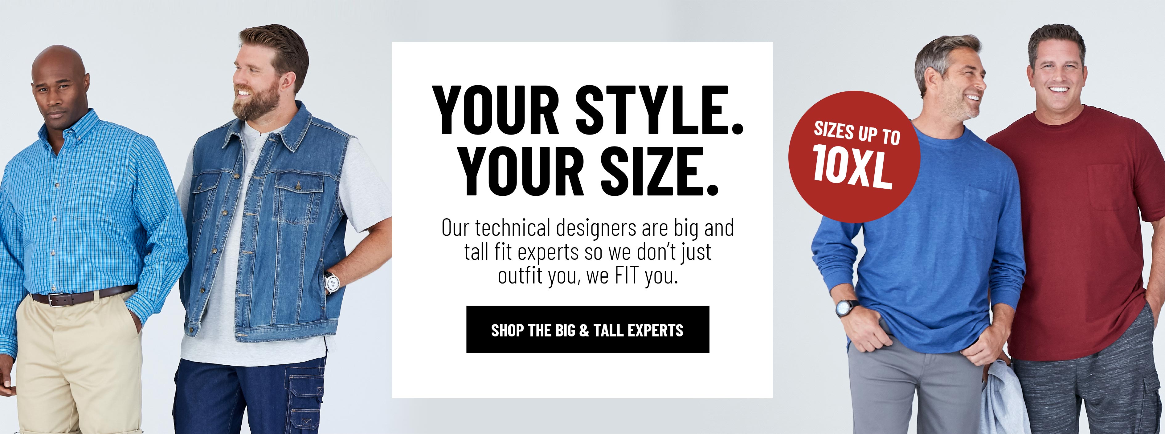 Big and Tall Clothing for Men | King Size
