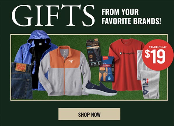 Gifts from your favorite brands!! starting at $19