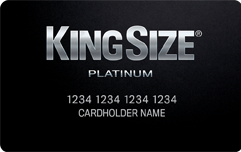 King Size Platinum Credit Card