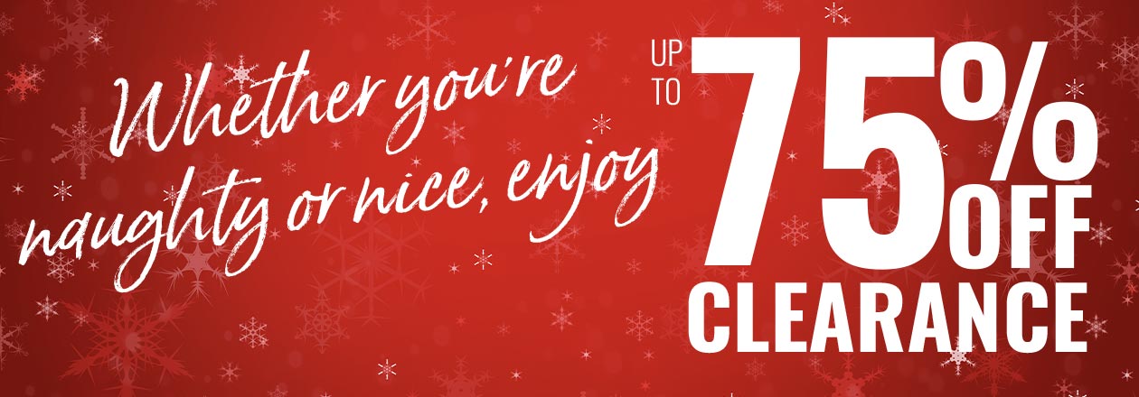 Up to 75% off clearance — Shop Now