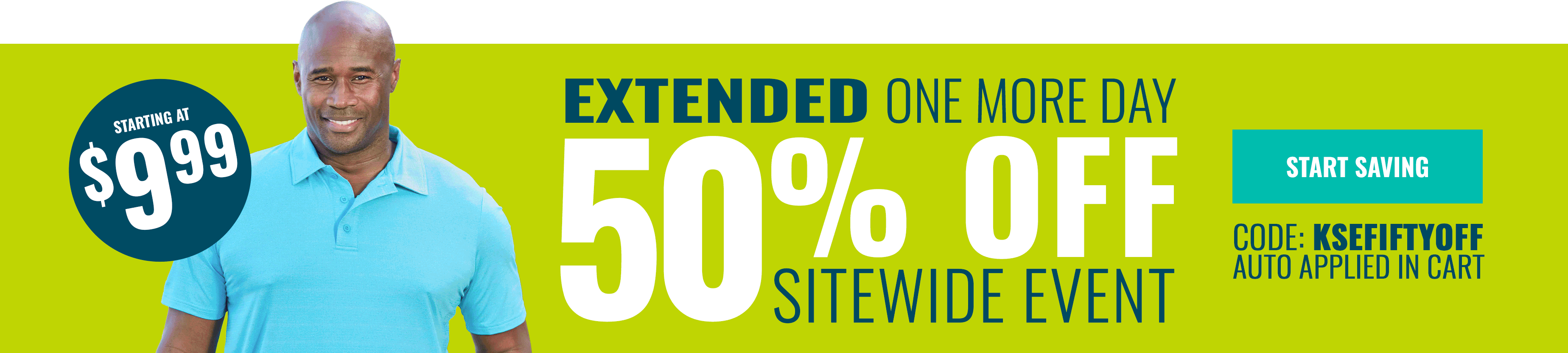 50% OFF SITEWIDE - SHOP NOW AND USE CODE: SITEWIDE