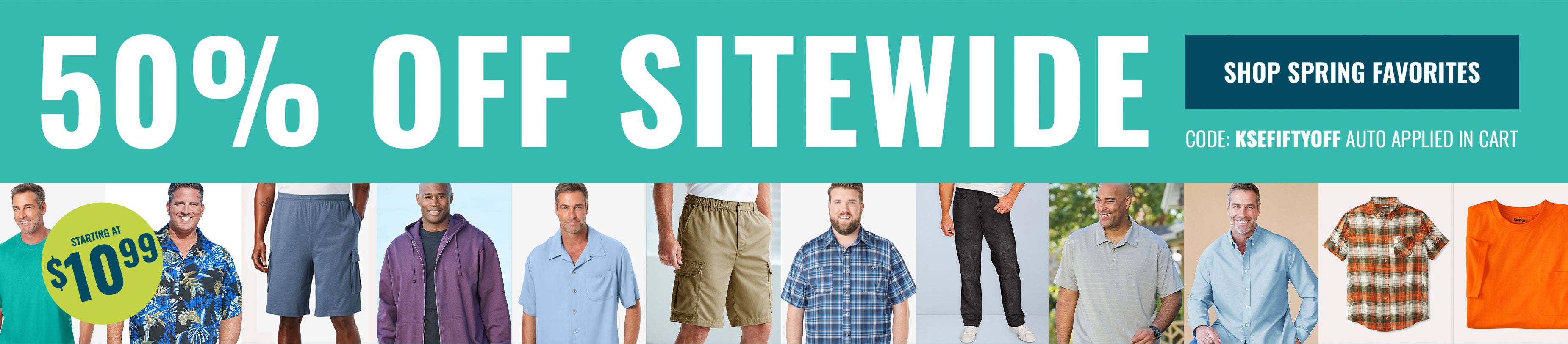 50% OFF SITEWIDE - SHOP NOW AND USE CODE: SITEWIDE