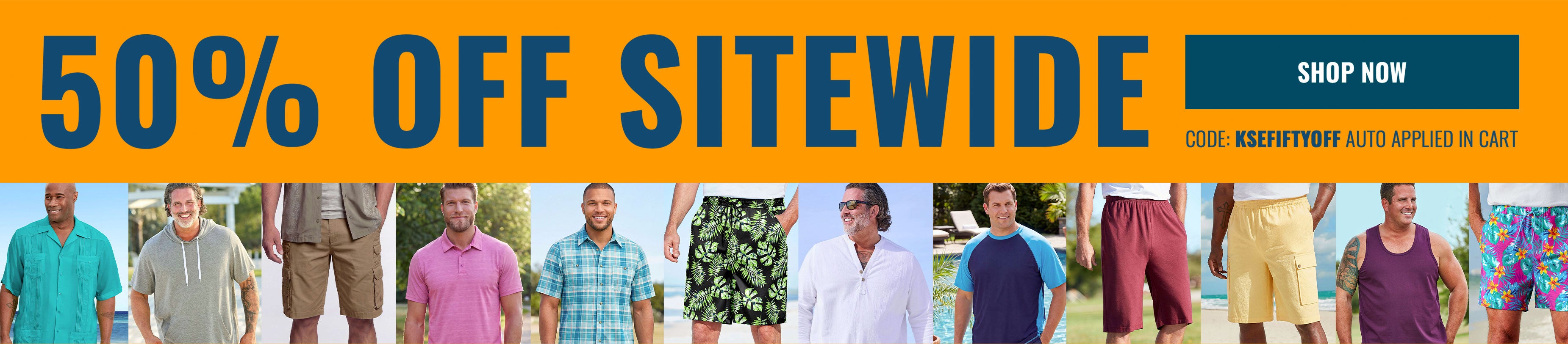 50% OFF SITEWIDE - SHOP NOW AND USE CODE: SITEWIDE