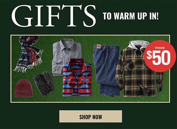 Gifts to warm up in! under $50