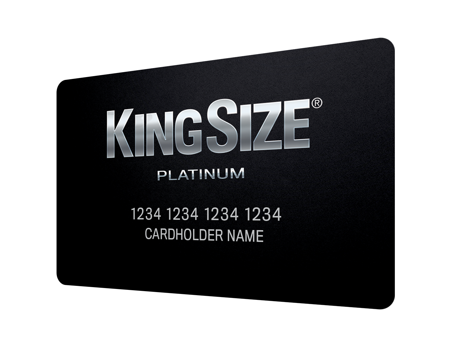 King Size Platinum Credit Card