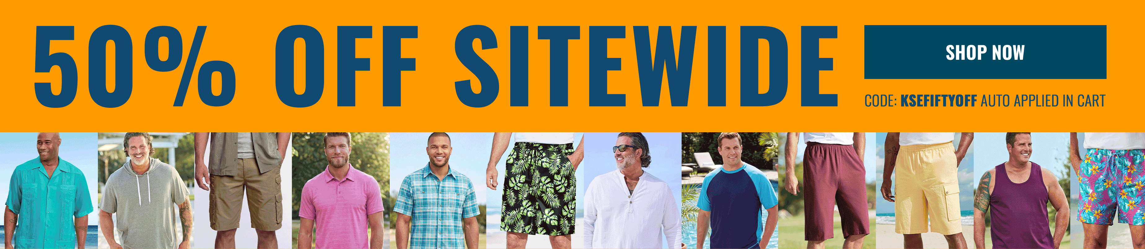 50% OFF SITEWIDE - SHOP NOW AND USE CODE: SITEWIDE