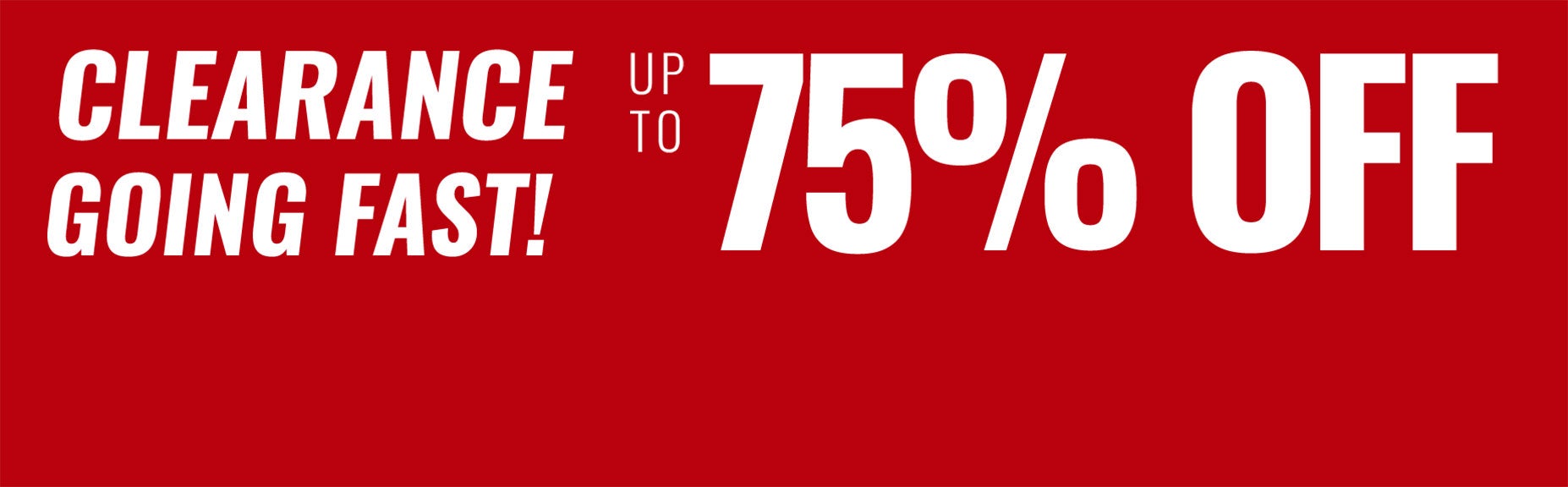 up to 75% off